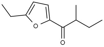 1-(5-Ethyl-2-furanyl)-2-methyl-1-butanone Structure