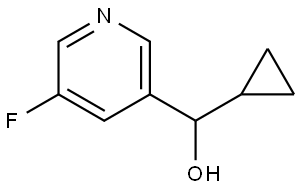 cyclopropyl(5-fluoropyridin-3-yl)methanol Structure