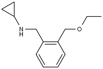 N-Cyclopropyl-2-(ethoxymethyl)benzenemethanamine 구조식 이미지