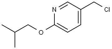 5-(chloromethyl)-2-isobutoxypyridine Structure