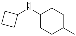 N-cyclobutyl-4-methylcyclohexanamine Structure