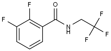 2,3-Difluoro-N-(2,2,2-trifluoroethyl)benzamide Structure