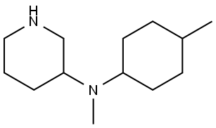 N-methyl-N-(4-methylcyclohexyl)piperidin-3-amine Structure