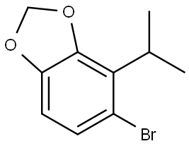 5-Bromo-4-(1-methylethyl)-1,3-benzodioxole Structure