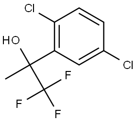 2-(2,5-dichlorophenyl)-1,1,1-trifluoropropan-2-ol Structure