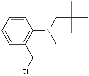 2-(chloromethyl)-N-methyl-N-neopentylaniline Structure