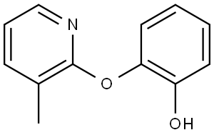 Phenol, 2-[(3-methyl-2-pyridinyl)oxy]- Structure