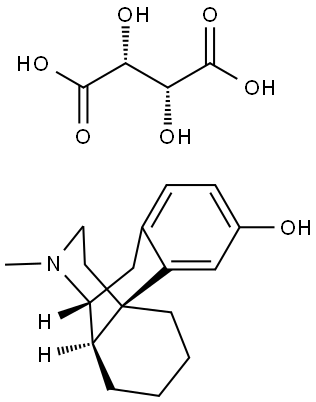 LEVORPHANOL TARTRATE NARCOTIC ANALGESIC Structure