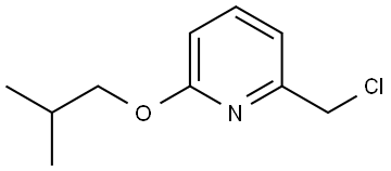 2-(chloromethyl)-6-isobutoxypyridine Structure