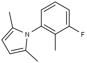 1-(3-Fluoro-2-methylphenyl)-2,5-dimethyl-1H-pyrrole Structure