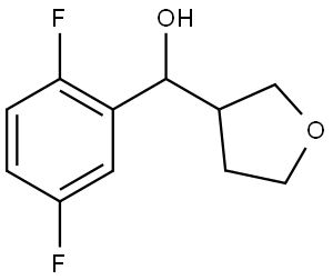 α-(2,5-Difluorophenyl)tetrahydro-3-furanmethanol Structure