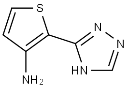 2-(1H-1,2,4-triazol-3-yl)thiophen-3-amine Structure