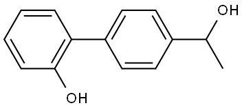 2'-Hydroxy-α-methyl[1,1'-biphenyl]-4-methanol Structure