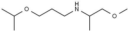 (1-Methoxypropan-2-yl)[3-(propan-2-yloxy)propyl]amine Structure