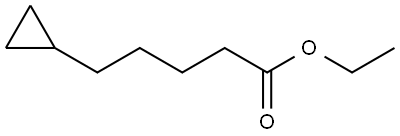 ethyl 5-cyclopropylpentanoate Structure