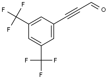 3-[3,5-Bis(trifluoromethyl)phenyl]-2-propynal Structure