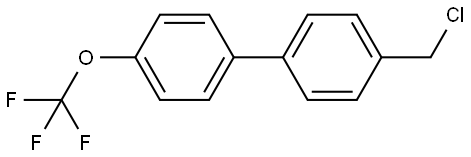 4-(Chloromethyl)-4'-(trifluoromethoxy)-1,1'-biphenyl Structure