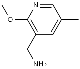 2-Methoxy-5-methyl-3-pyridinemethanamine Structure