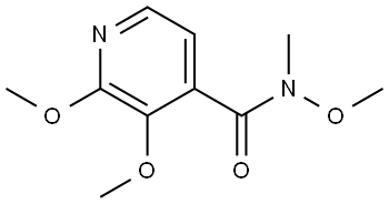 N,2,3-Trimethoxy-N-methyl-4-pyridinecarboxamide Structure