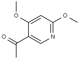 1-(4,6-Dimethoxy-3-pyridinyl)ethanone Structure