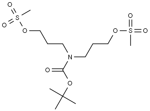 3,11-Dioxa-2,12-dithia-7-azatridecanoic acid, 1,1-dimethylethyl ester, 2,2,12,12-tetraoxide Structure