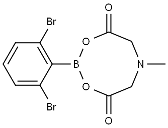 2,6-Dibromophenylboronic  acid  MIDA  ester Structure