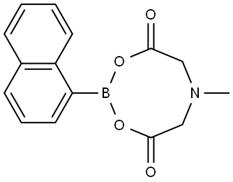 1-Naphthylboronic acid mida ester Structure