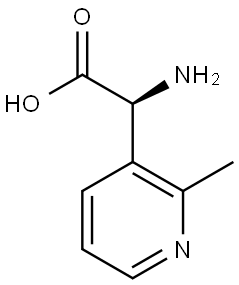 (S)-2-amino-2-(2-methylpyridin-3-yl)acetic acid Structure