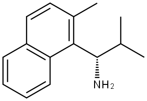 (1S)-2-METHYL-1-(2-METHYLNAPHTHYL)PROPYLAMINE 구조식 이미지