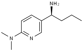 5-((1S)-1-AMINOBUTYL)(2-PYRIDYL)]DIMETHYLAMINE Structure