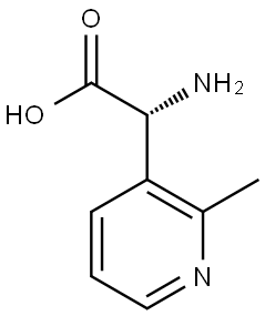 (R)-2-amino-2-(2-methylpyridin-3-yl)acetic acid Structure