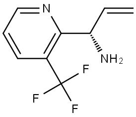 (1S)-1-[3-(TRIFLUOROMETHYL)PYRIDIN-2-YL]PROP-2-EN-1-AMINE Structure