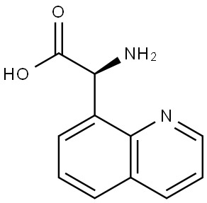 (2S)-2-amino-2-(quinolin-8-yl)acetic acid Structure