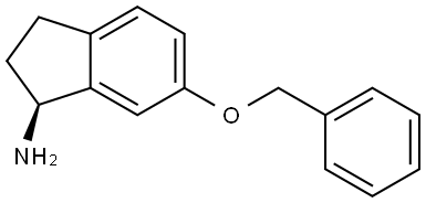 (1S)-6-(benzyloxy)-2,3-dihydro-1H-inden-1-amine Structure