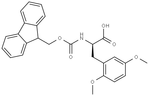 N-Fmoc-2,5-dimethoxy-D-phenylalanine Structure