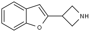 Azetidine, 3-(2-benzofuranyl)- Structure