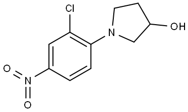 1-(2-chloro-4-nitrophenyl)pyrrolidin-3-ol Structure