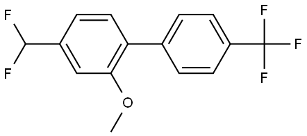 4-(Difluoromethyl)-2-methoxy-4'-(trifluoromethyl)-1,1'-biphenyl Structure