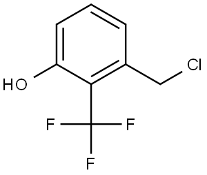 3-(chloromethyl)-2-(trifluoromethyl)phenol Structure