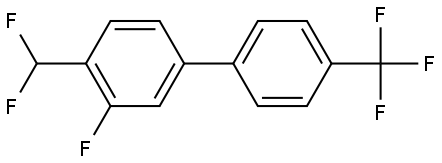 4-(Difluoromethyl)-3-fluoro-4'-(trifluoromethyl)-1,1'-biphenyl Structure