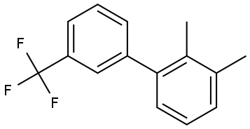 2,3-Dimethyl-3'-(trifluoromethyl)-1,1'-biphenyl Structure