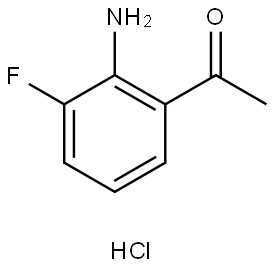 1-(2-Amino-3-fluorophenyl)ethanone hydrochloride Structure