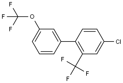 4-Chloro-3'-(trifluoromethoxy)-2-(trifluoromethyl)-1,1'-biphenyl Structure