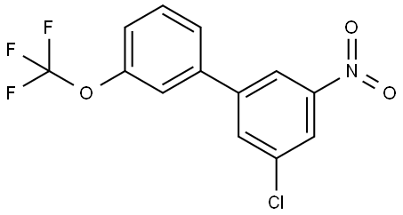 3-chloro-5-nitro-3'-(trifluoromethoxy)-1,1'-biphenyl Structure