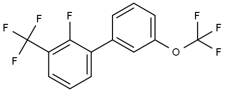 2-Fluoro-3'-(trifluoromethoxy)-3-(trifluoromethyl)-1,1'-biphenyl Structure