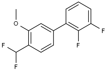 4'-(Difluoromethyl)-2,3-difluoro-3'-methoxy-1,1'-biphenyl Structure