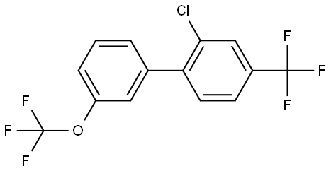 2-Chloro-3'-(trifluoromethoxy)-4-(trifluoromethyl)-1,1'-biphenyl Structure