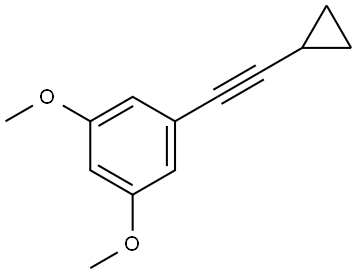 1-(2-Cyclopropylethynyl)-3,5-dimethoxybenzene Structure