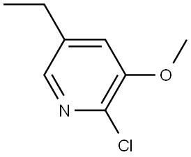 2-Chloro-5-ethyl-3-methoxypyridine Structure