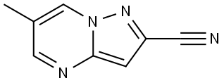 6-methylpyrazolo[1,5-a]pyrimidine-2-carbonitrile Structure